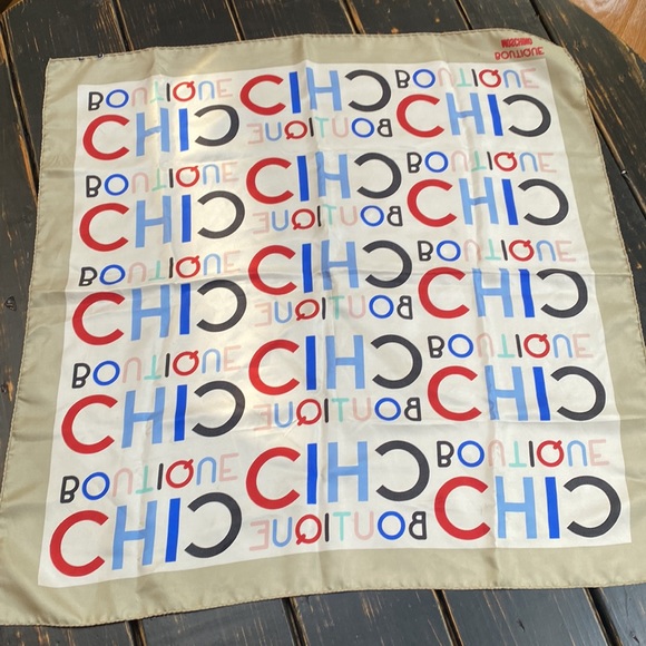 Moschino Boutique Silk Signature Scarf - Picture 5 of 8